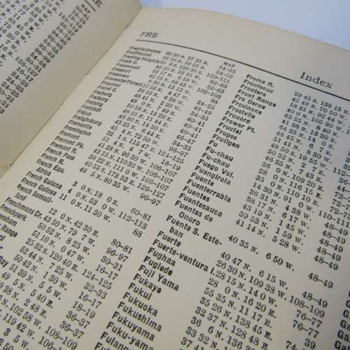 Philip`s Record Atlas peace edition 1921