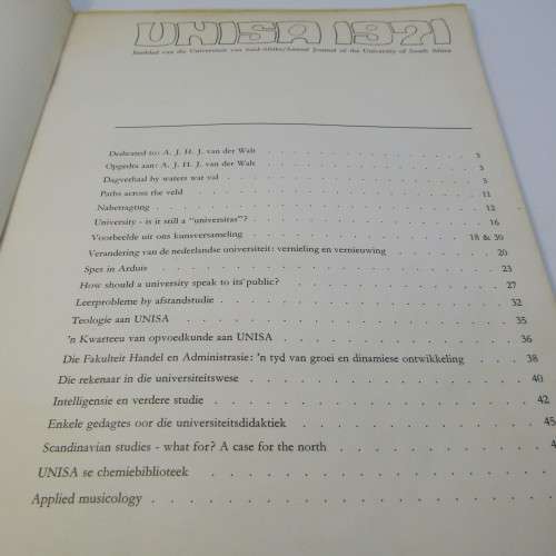 Unisa Jaarblad 1971