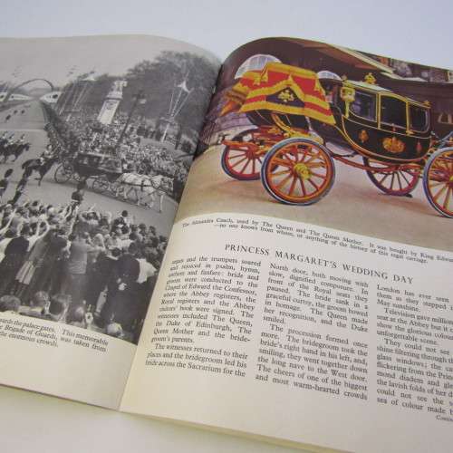 Princess Margaret`s wedding day original booklet 1960