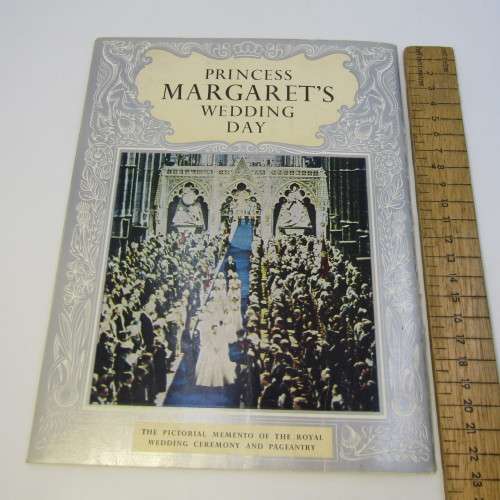 Princess Margaret`s wedding day original booklet 1960