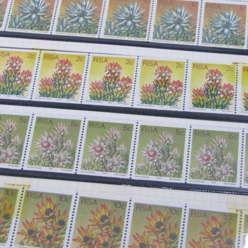 Stamp album with large lot of South Africa, South West Africa and homelands