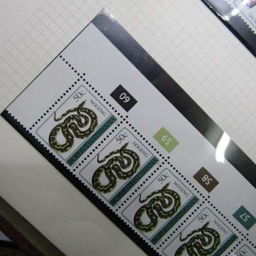 Stamp album with large lot of South Africa, South West Africa and homelands