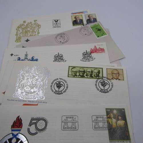 Lot of 20 South Africa First Day Covers - unaddressed