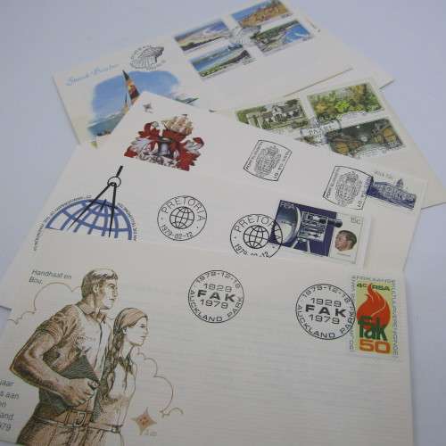 Lot of 20 South Africa First Day Covers - unaddressed