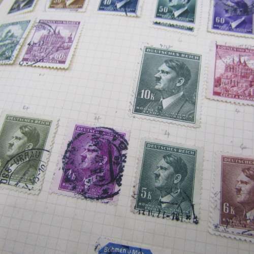 Album with early stamps from Finland, Norway, Sweden, Holland, German, Australia, Belgium, France