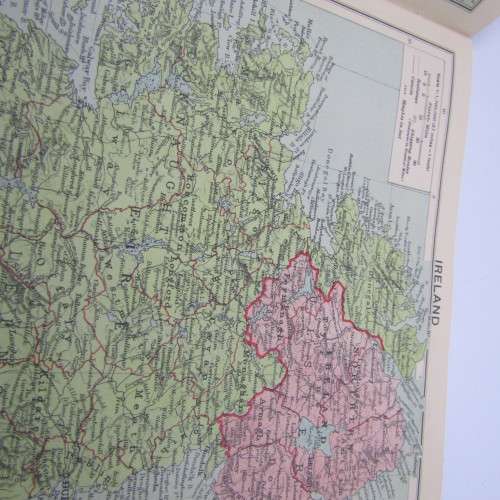 WW2 Daily Mail War Atlas with large air view map of the Western Front