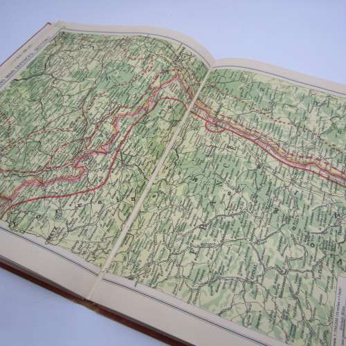 WW2 Daily Mail War Atlas with large air view map of the Western Front