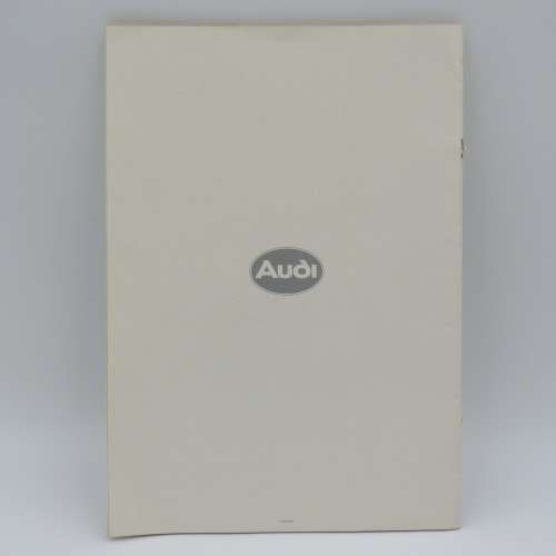 Booklet for the launch of the Audi 500 at Nederburg 1983 - With 8 wine labels