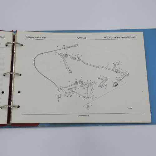 The Austin A55 Countryman service parts list - 1st Edition