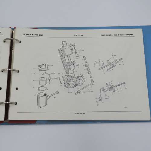 The Austin A55 Countryman service parts list - 1st Edition