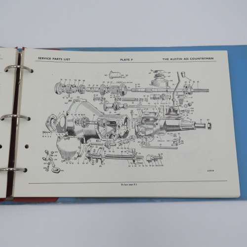 The Austin A55 Countryman service parts list - 1st Edition