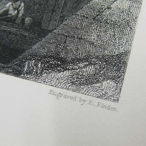 1830`s Engraving done by E. Finden and printed by A. Fullarton from a drawing by J.M.W Turner