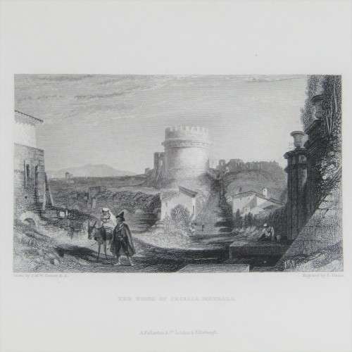 1830`s Engraving done by E. Finden and printed by A. Fullarton from a drawing by J.M.W Turner