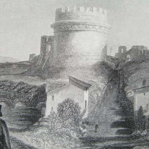 1830`s Engraving done by E. Finden and printed by A. Fullarton from a drawing by J.M.W Turner