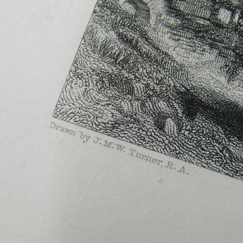 1830`s Engraving done by E. Finden and printed by A. Fullarton from a drawing by J.M.W Turner