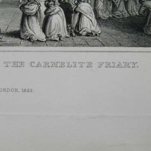 Engraving by J Rogers from painting by Geo Petrie - Printed by Fisher Son and Co