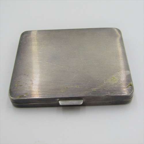 Sterling Silver powder puff with powder