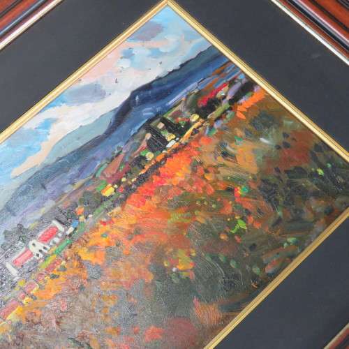 Dale Elliott Painting Overberg scene - Size with frame 76 x 93 cm - Size without frame 37 x 56 cm