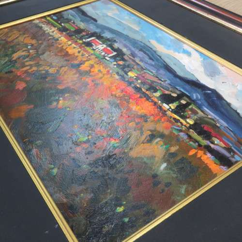 Dale Elliott Painting Overberg scene - Size with frame 76 x 93 cm - Size without frame 37 x 56 cm