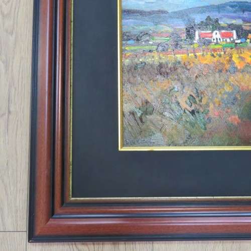 Dale Elliott Painting Overberg scene - Size with frame 76 x 93 cm - Size without frame 37 x 56 cm