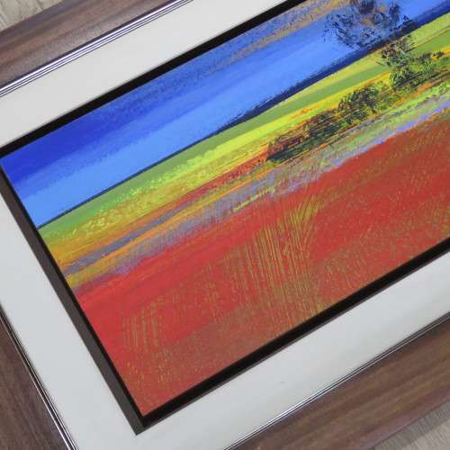 Derric van Rensburg Overberg landscape - Size with frame 72 x 123 cm - Size without frame 39 x 89 cm