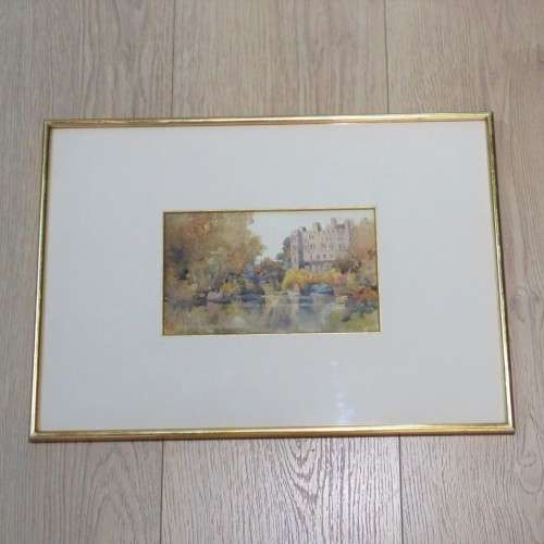 Warwick Castle watercolor by John Clynn