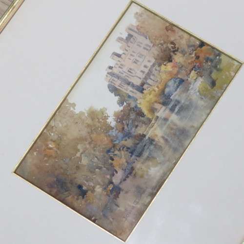Warwick Castle watercolor by John Clynn