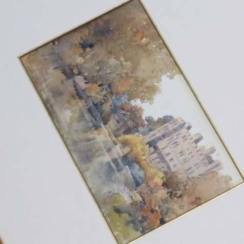 Warwick Castle watercolor by John Clynn