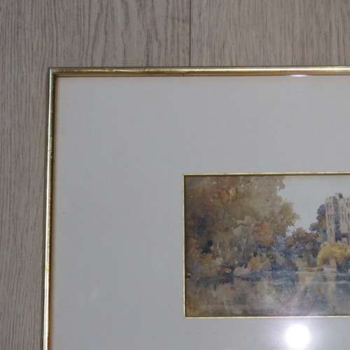 Warwick Castle watercolor by John Clynn