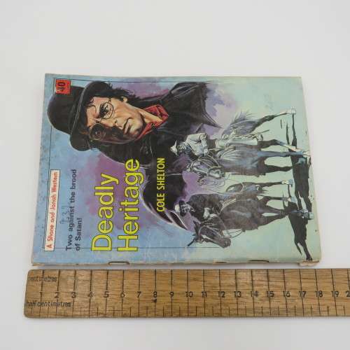 Lot of 3 vintage Western books by Cole Shelton