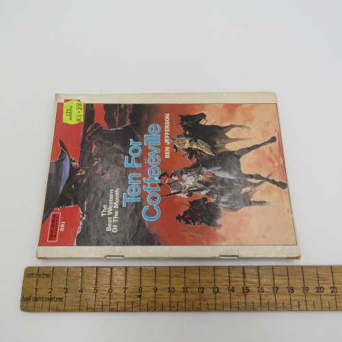 Lot of 3 vintage Western books by Ben Jefferson