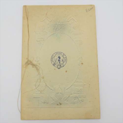 Toastmaster`s menu 1920/21 - Abbey Lodge