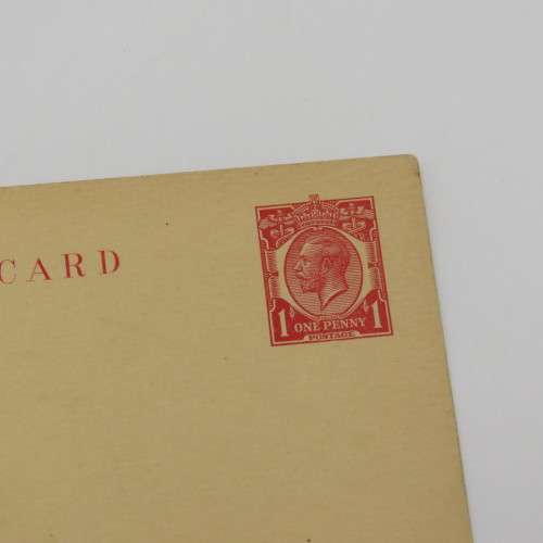 Great Britain postcard - Prepaid - George V era - Unused - Some marks