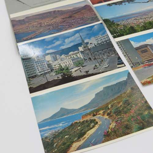 Vintage picture card set with 6 Cape Views