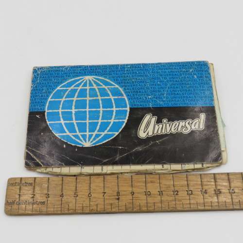 1972 Universal Stores payment book