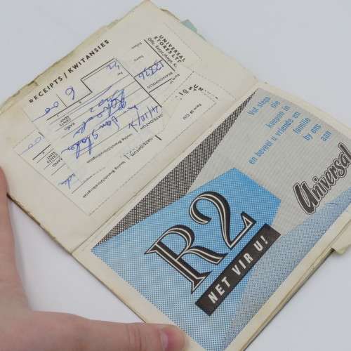 1972 Universal Stores payment book