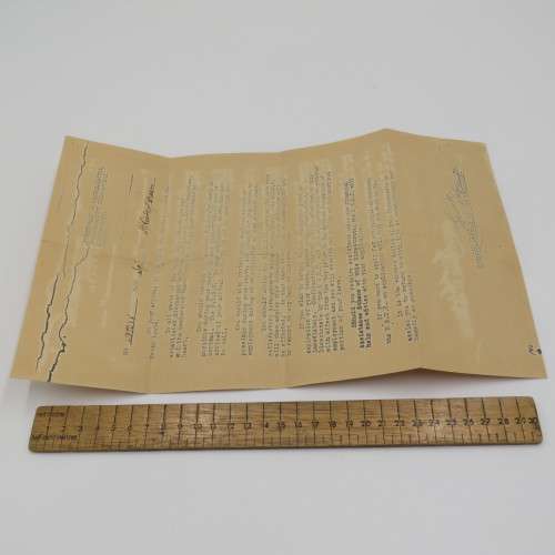 WW2 Troop Berthing card on transport ship - Issued to SGT Kisbey-Green plus meal card on ship
