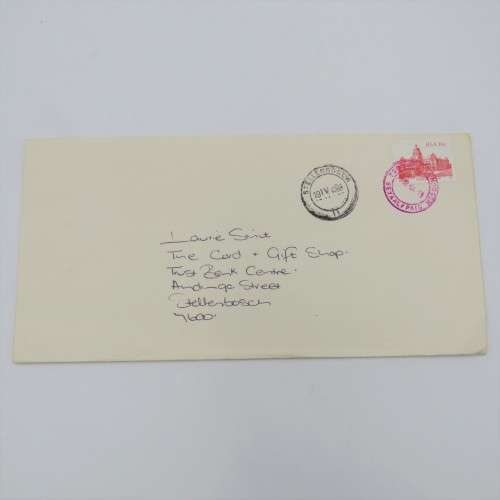 1988 Letter sent by Jan de Munck to an address in Stellenbosch with 16c RSA stamp