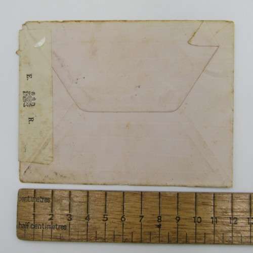Boer War Paarl circular `P` censor with white opened under martial law - signed