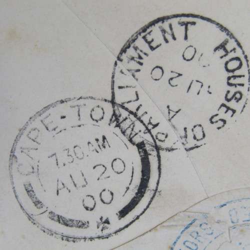 Boer War cover from Graaff Reinet South Africa to Cape Town South Africa 18 August 1900
