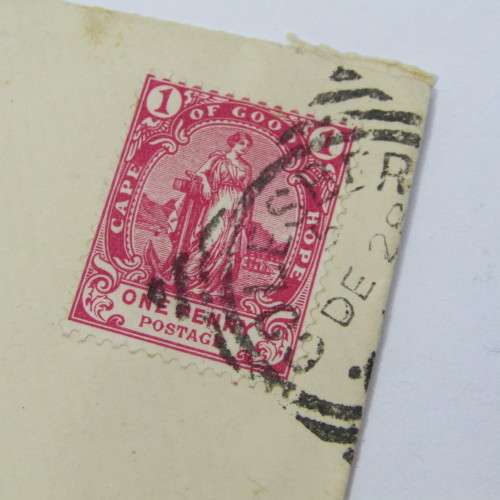 Boer War cover from Colesberg South Africa to Cape Town South Africa 29 December 1901
