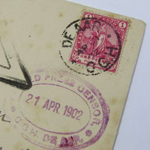 Boer War censored cover from De Aar South Africa to Mowbray South Africa 21 April 1902