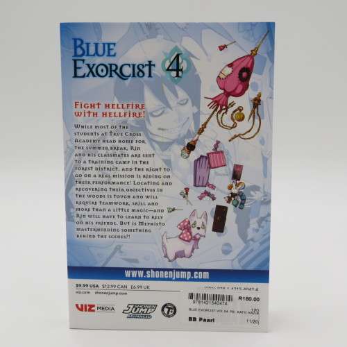 Blue Exorcist Kazve Kato Volume 4 - Manga Edition graphic novel