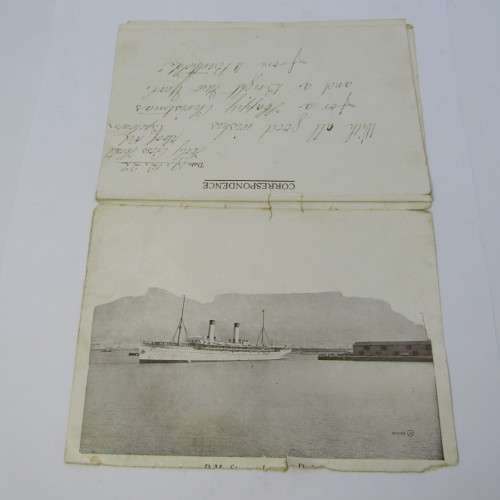 Cape Town and suburbs series 6 letter card from Cape Town South Africa to Transvaal South Africa