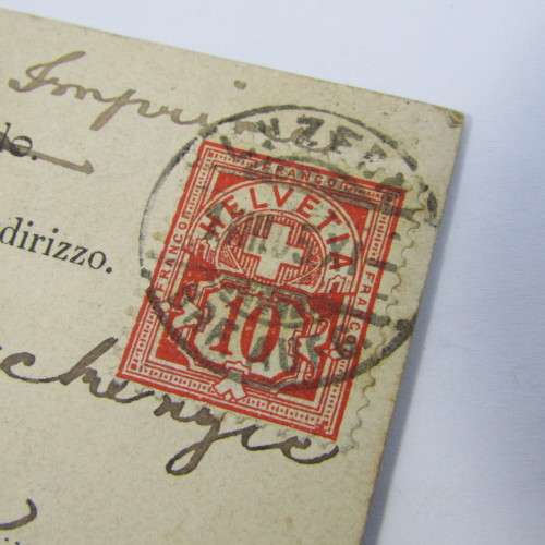 Postcard from Switzerland to Rondebosch South Africa with SCARCE Rondebosch