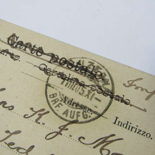 Postcard from Switzerland to Rondebosch South Africa with SCARCE Rondebosch