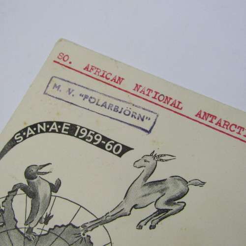 SA National Antarctic Expedition 1959-1960 FDC with M.V Polarbjorn cancellation