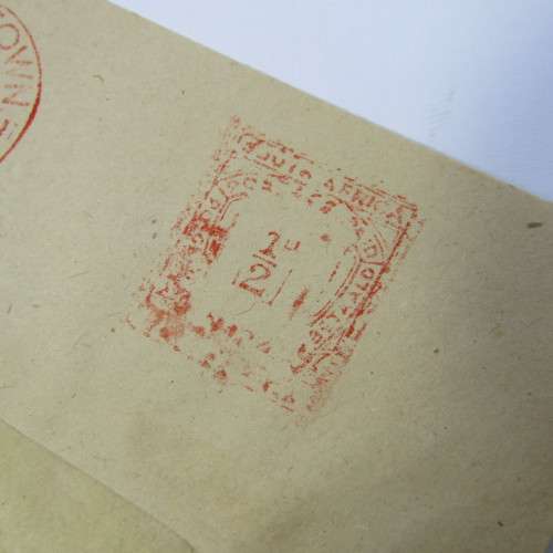 South Africa WW2 cover with dont talk about ships or shipping cancellation stamp