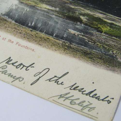 SA Union 1d on postcard Roberts Heights cancellation