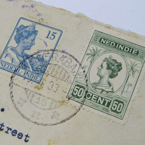 Dutch India Airmail cover to England